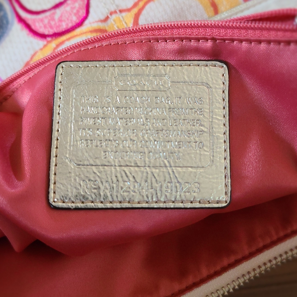 Coach Multicolor Poppy Tote - Large - Picture 2 of 11